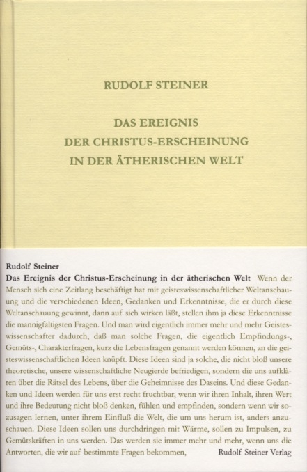 Das Ereignis der Christus-Erscheinung in der &auml;therischen Welt - Rudolf Steiner