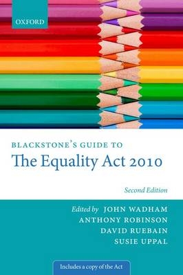 Blackstone's Guide to the Equality Act 2010 - 