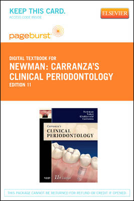 Carranza's Clinical Periodontology - Pageburst E-Book on Vitalsource (Retail Access Card)