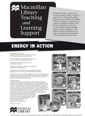 Energy in Action: Teachers Notes