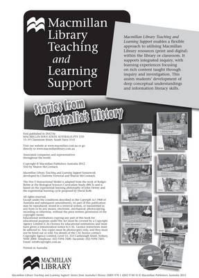 Stories from Australia's History Set 3 - Teachers Notes - Melanie Guile