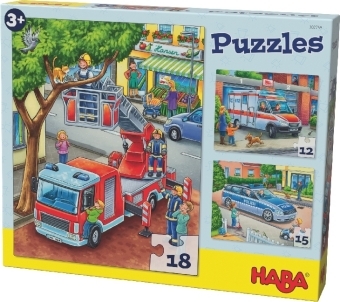 Polizei, Feuerwehr & Co. (Kinderpuzzle)