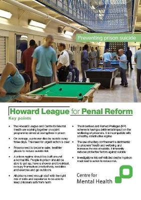 Preventing Prison Suicide -  The Howard League for Penal Reform