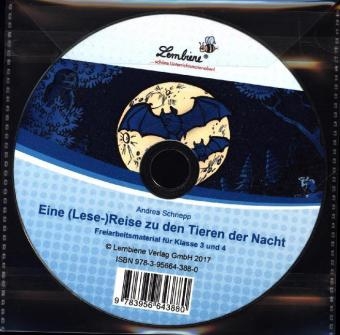 Eine (Lese-)Reise zu den Tieren der Nacht, CD-ROM - Andrea Schnepp