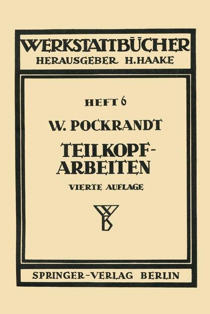 Teilkopfarbeiten - W. Pockrandt