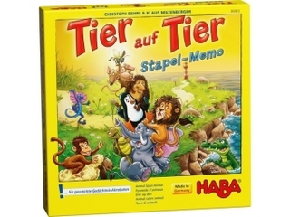 Tier auf Tier - Stapel-Memo (Kinderspiel)