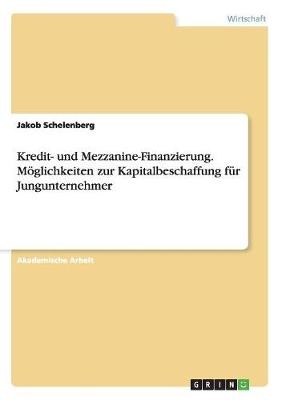 Kredit- und Mezzanine-Finanzierung. MÃ¶glichkeiten zur Kapitalbeschaffung fÃ¼r Jungunternehmer