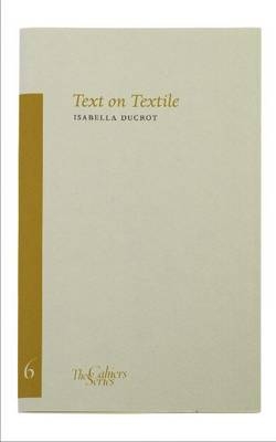 Text on Textile - Isabella Ducrot