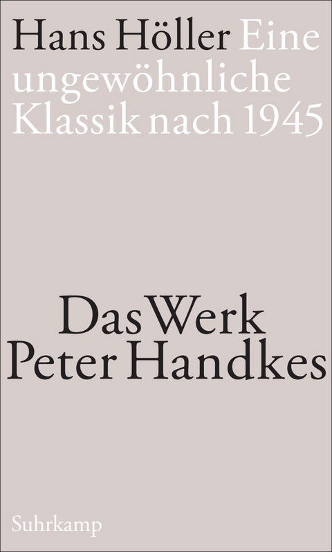 Eine ungew&ouml;hnliche Klassik nach 1945 - Hans H&ouml;ller