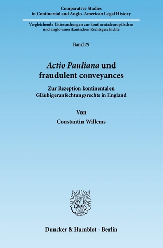 Actio Pauliana und fraudulent conveyances.