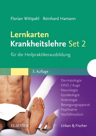 Lernkarten Krankheitslehre Set 2 für die Heilpraktikerausbildung