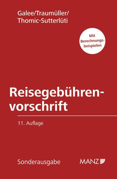 Reisegeb&uuml;hrenvorschrift der Bundesbediensteten - 