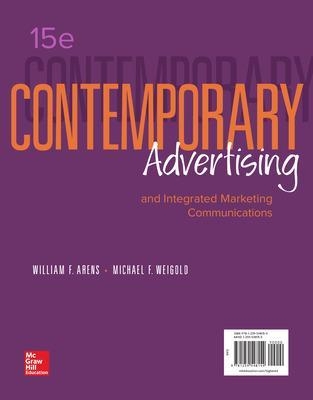 Loose Leaf Contemporary Advertising - William Arens, Michael Weigold, Christian Arens