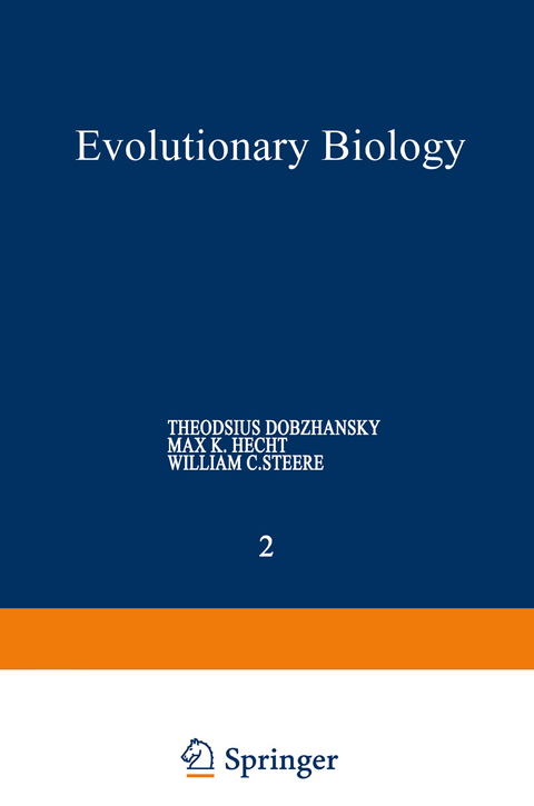 Evolutionary Biology - Theodosius Dobzhansky, Max K. Hecht, William C. Steere