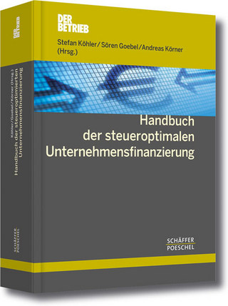 Handbuch der steueroptimalen Unternehmensfinanzierung