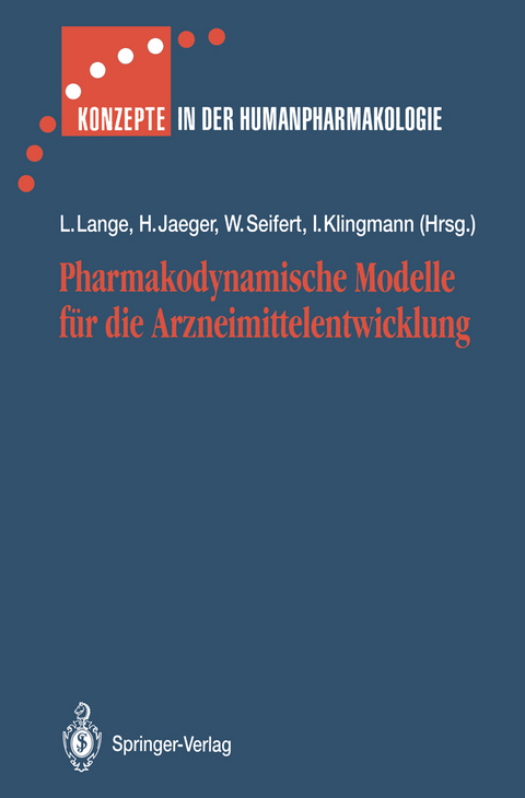 Pharmakodynamische Modelle f&uuml;r die Arzneimittelentwicklung - 