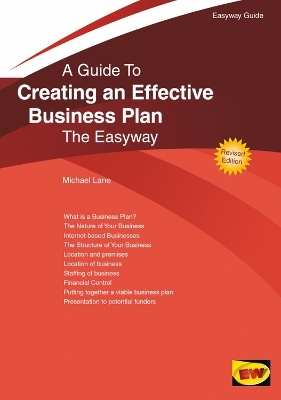 Creating an Effective Business Plan - Michael Lane