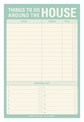 Knock Knock Things to Do Around the House Pad - 