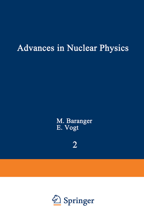 Advances in Nuclear Physics - Michel Baranger, Erich Vogt