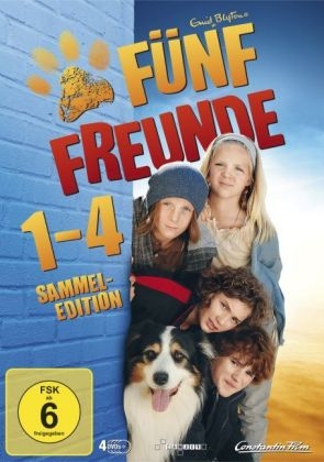 Fünf Freunde 1-4, 4 DVD