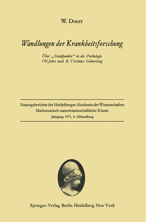 Wandlungen der Krankheitsforschung - Wilhelm Doerr