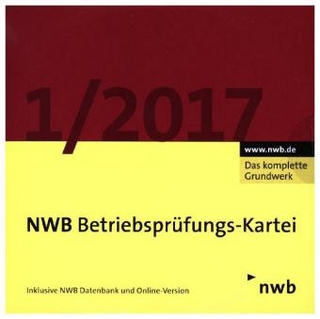 NWB Betriebsprüfungs-Kartei DVD