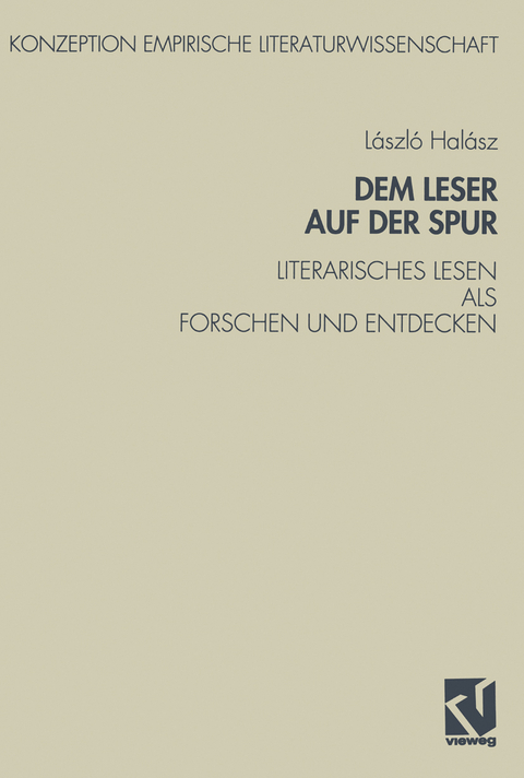 Dem Leser auf der Spur - L&aacute;szl&oacute; Hal&aacute;sz