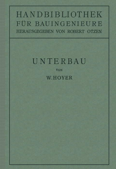 Unterbau - W. Hoyer