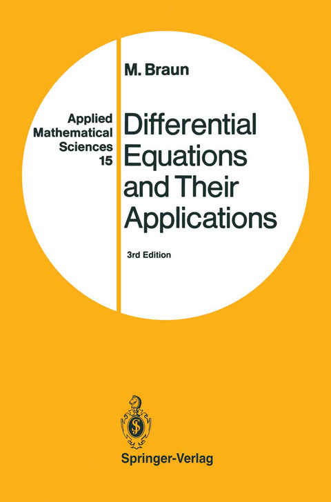 Differential Equations and Their Applications - Martin Braun