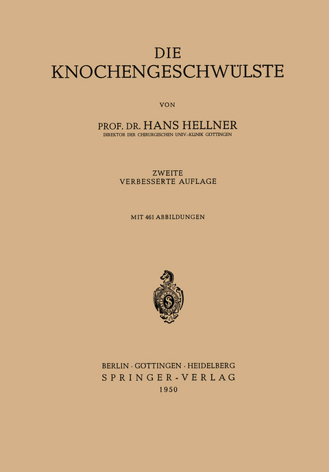 Die Knochengeschw&uuml;lste - Hans Hellner