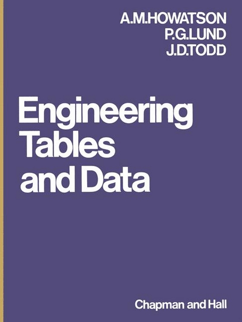 Engineering Tables and Data - A.M. Howatson, P.G. Lund, J.D. Todd
