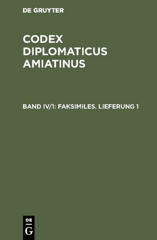 Codex diplomaticus Amiatinus / Faksimiles. Lieferung 1