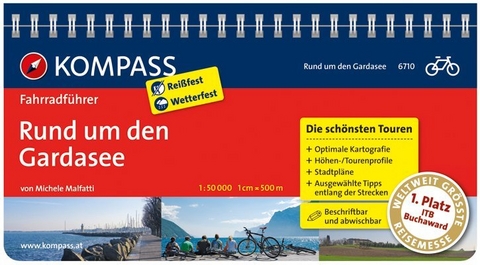 KOMPASS Fahrradf&uuml;hrer Rund um den Gardasee - Michele Malfatti