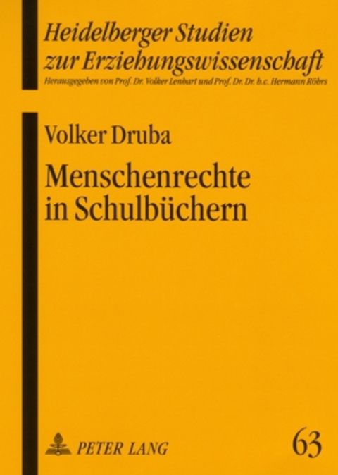 Menschenrechte in Schulb&uuml;chern - Volker Druba