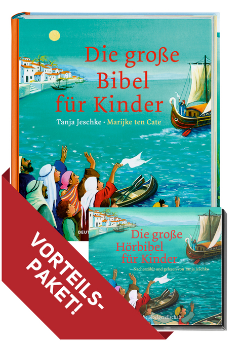 Die gro&szlig;e Bibel f&uuml;r Kinder + Die gro&szlig;e H&ouml;rbibel f&uuml;r Kinder