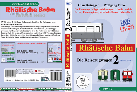 Rhätische Bahn - Die Reisezugwagen - Wolfgang Finke, Gian Brüngger