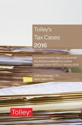 Tolley's Tax Cases 2016