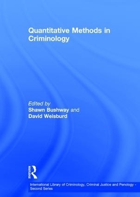Quantitative Methods in Criminology - Shawn Bushway