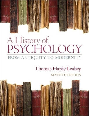 A History of Psychology - Thomas H. Leahey
