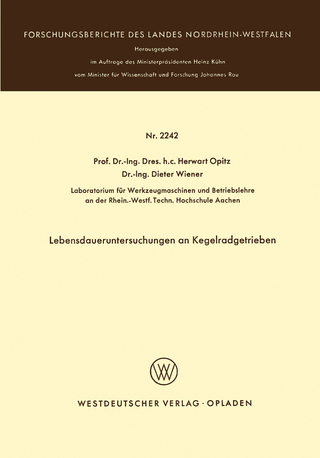 Lebensdaueruntersuchungen an Kegelradgetrieben