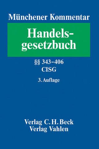 Münchener Kommentar zum Handelsgesetzbuch Bd. 5: Viertes Buch. Handelsgeschäfte