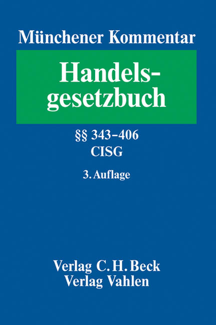M&uuml;nchener Kommentar zum Handelsgesetzbuch Bd. 5: Viertes Buch. Handelsgesch&auml;fte - 