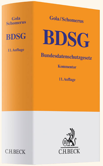 BDSG Bundesdatenschutzgesetz - Peter Gola, Christoph Klug, Barbara Körffer, Rudolf Schomerus