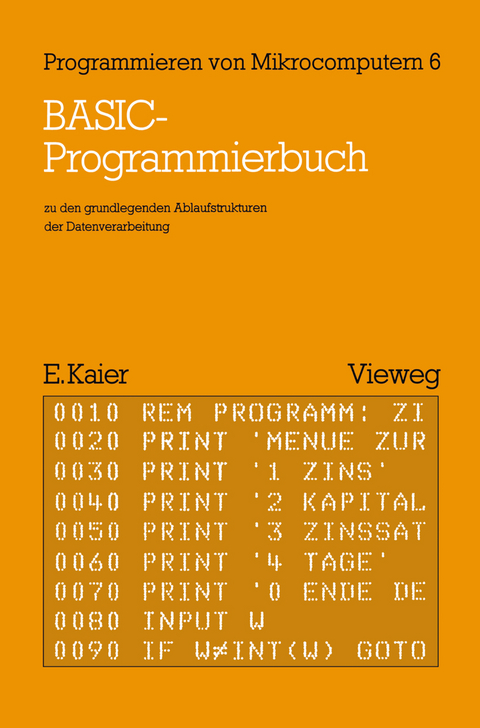 BASIC-Programmierbuch - Ekkehard Kaier