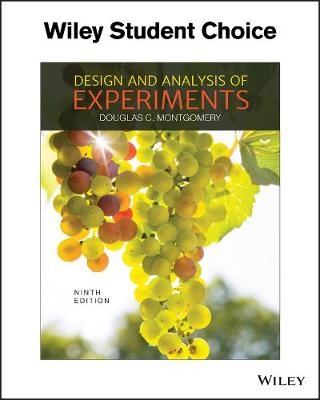 Design and Analysis of Experiments - Douglas C. Montgomery