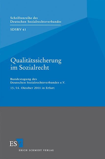 Qualit&auml;tssicherung im Sozialrecht
