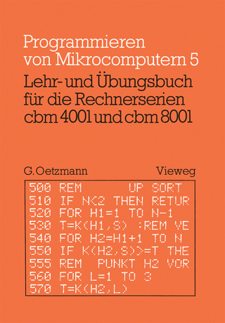 Lehr- und Übungsbuch für die Rechnerserien cbm 4001 und cbm 8001