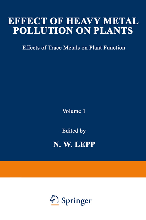 Effect of Heavy Metal Pollution on Plants - 