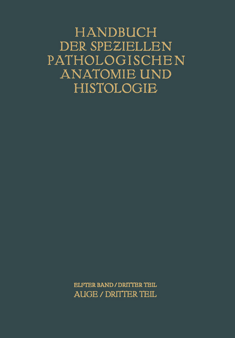 Auge - G. Abelsdorff, A. Elschnig, S. Ginsberg, R. Greeff, E. v. Hippel, R. K&uuml;mmell, E. Lobeck, W. L&ouml;hlein, K. Oberhoff, A. Peters, F. Schieck, E. Seidel, A. v. S?ily, K. Wessely