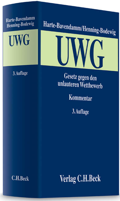 Gesetz gegen den unlauteren Wettbewerb (UWG) - 